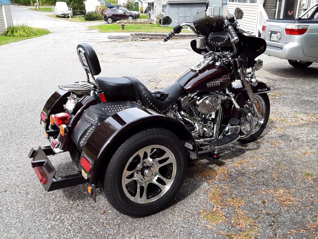 Harley heritage softail rear black t 2081 2