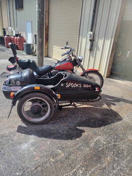 Spooks ride sidecar